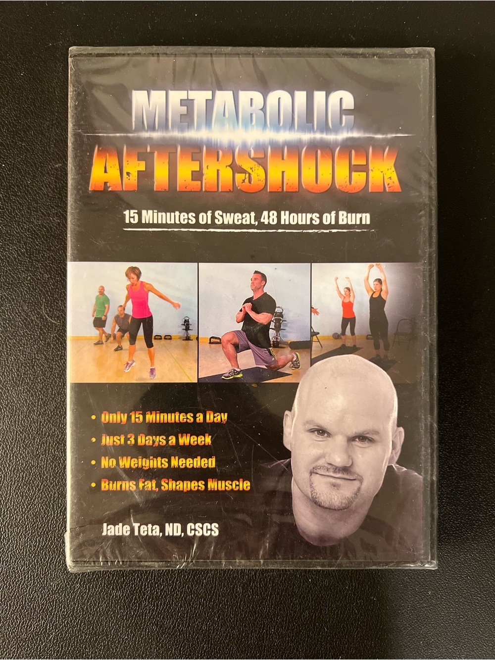 Metabolic Aftershock: 15 Minutes of Sweat, 48 Hours of Burn (DVD, 4-Disc) New